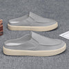 MEN'S CASUAL SLIP-ON CANVAS HALF SLIPPERS 35107813S