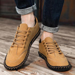 MEN'S RETRO SUEDE LOW-TOP LACE-UP CASUAL SHOES 29429985S