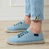 MEN'S CASUAL ESPADRILLE HAND-SEWN CANVAS SHOES 76627082S