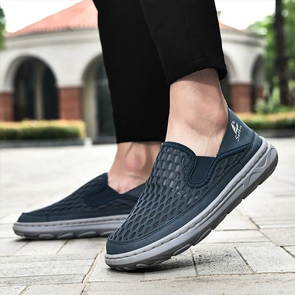 MEN'S SLIP-ON NON-SLIP CASUAL MESH SHOES 57316509S