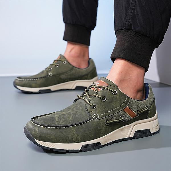 MEN'S LACE-UP BREATHABLE OUTDOOR SPORTS CASUAL SHOES 20941963S