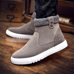 MEN'S WARM STAR STUDDED PLUSH SNOW BOOTS 52866283S