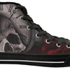 MEN'S HIGH TOP LACE-UP SKULL CANVAS CASUAL SHOES 21222807YL