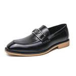 MEN'S BUSINESS FORMAL LOW CUT LEATHER SHOES 79333517YL