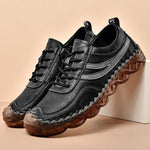 MEN'S RETRO CASUAL LACE UP LEATHER SHOES 49630087YL