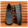 MEN'S HANDMADE STITCHING CASUAL LEATHER LOAFERS 87423750YL