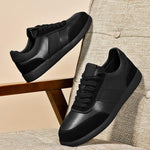 MEN'S LACE UP RETRO CASUAL LEATHER SHOES 52180186YL