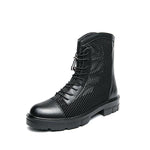 MEN'S UNIQUE BREATHABLE DESIGN LACE UP BOOTS 02790544YL