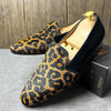 MEN'S RETRO LEOPARD PRINT LOAFERS 44630729S