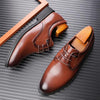 MEN'S LACE UP CASUAL LEATHER SHOES 02300560YL