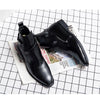 MEN'S RETRO BUSINESS DRESS LEATHER BOOTS 56384382YL