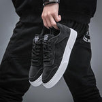 MEN'S CASUAL FLAT FASHION LACE-UP SNEAKERS 08895075S