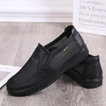 MEN'S FABRIC PERFORATED BREATHABLE ROUND TOE CASUAL SHOES 53120958YL