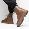 MEN'S LACE-UP ZIPPERED MARTIN BOOTS 47142076S