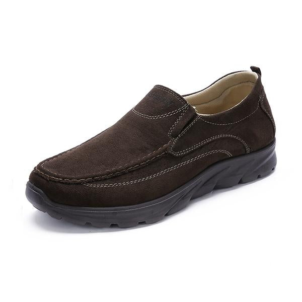 MEN'S COMFORTABLE THICK-SOLED SLIP-ON CASUAL SHOES 27281822S