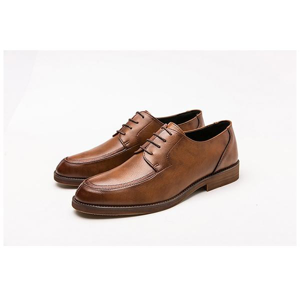 MEN'S ELEGANT LACE UP HIGH-QUALITY LEATHER FORMAL BUSINESS LEATHER SHOES 02851068YL