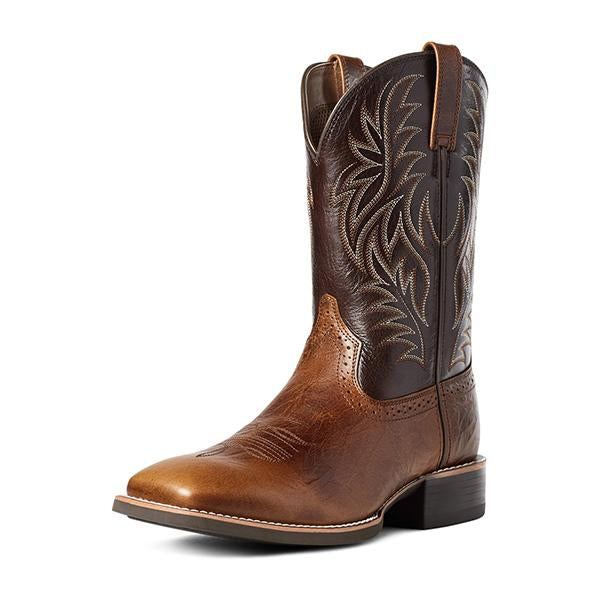 MEN'S RETRO EMBROIDERED WESTERN COWBOY BOOTS 68948976YL