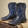 MEN'S RETRO SNAKE PRINT MID-CALF WESTERN BOOTS 84488280S