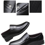 MEN'S BUSINESS DRESS LEATHER SHOES 00982418YL