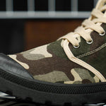 MEN'S CASUAL HIGH TOP LACE-UP CAMOUFLAGE CANVAS BOOTS 05293539S