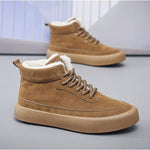 MEN'S WATERPROOF WARM SUEDE BOOTS WITH NON SLIP SOLE 19515947YL