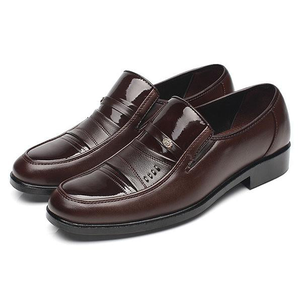 MEN'S SLIP-ON CASUAL LEATHER SHOES 33130686YL