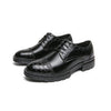 MEN'S LACE UP EMBOSSED FORMAL WEDDING LEATHER SHOES 33123709YL