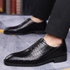 MEN'S STYLISH BUSINESS STONE PATTERN DRESS SHOES 48518761S