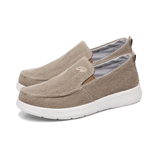 MEN'S ELASTIC SLIP-ON CANVAS SHOES 13142375S