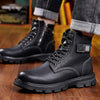 MEN'S CASUAL THICK SOLE HIGH TOP LACE UP BOOTS 46542741S