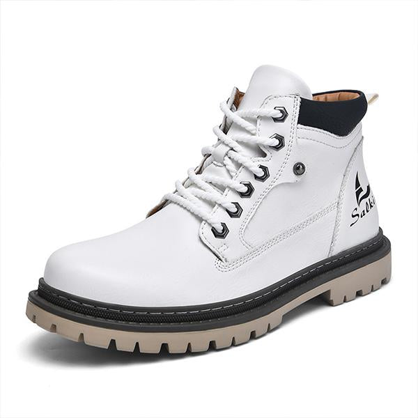 MEN'S TRENDY MID-TOP WORK STYLE BOOTS 49836180S