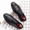 MEN'S CLASSIC LACE UP BUSINESS LEATHER SHOES 45308130YL