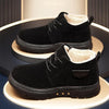 MEN'S CASUAL HIGH-TOP THICK-SOLED LACE-UP COTTON SHOES 28011081S