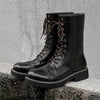 MEN'S RETRO BIKER LACE UP BOOTS 52228637YL