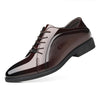 MEN'S CASUAL BUSINESS GLOSSY DRESS SHOES 51704045S