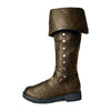 MEN'S RETRO MEDIEVAL LEATHER BOOTS 95622548YL