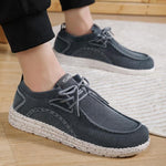 MEN'S LACE-UP COMFORTABLE MESH CASUAL SHOES 62397037S