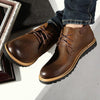 MEN'S RETRO LACE-UP WORKER STYLE BOOTS 17974446S