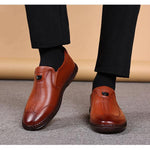 MEN'S DRESS SHOES COMFORTABLE SLIP ON FORMAL SHOES 36886107YL