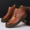 MEN'S CASUAL LACE-UP BUSINESS LEATHER SHOES 95098761S