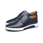 MEN'S NON-SLIP LACE-UP HOLLOW CASUAL SHOES 45815326S