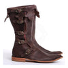 MEN'S MEDIEVAL RETRO LEATHER BOOTS 67668447YL