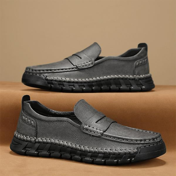 MEN'S RETRO STITCHED DESIGN LOAFERS 23799941YL