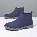 MEN'S STYLISH SUEDE HIGH TOP CHELSEA BOOTS 00719258S