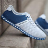 MEN'S LACE-UP MESH CONTRAST COLOR CASUAL SHOES 51544455S