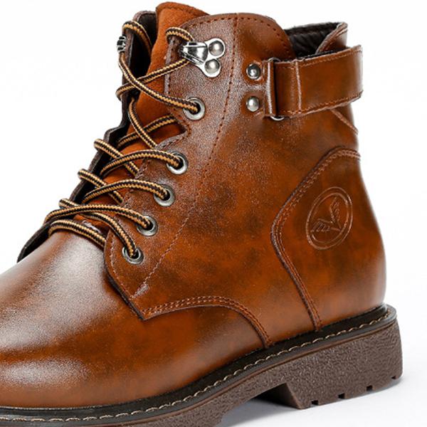 MEN'S CASUAL HIGH TOP LACE-UP BOOTS 01188754YL