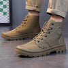 MEN'S RETRO HIGH TOP LACE UP CANVAS SHOES 97234868S