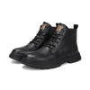 MEN'S HIGH TOP RETRO MOTORCYCLE LEATHER BOOTS 44723860YL