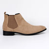 MEN'S BUSINESS ELEGANT SUIT SQUARE TOE CHELSEA BOOTS 07251208YL