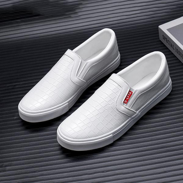 MEN'S CASUAL STONE PATTERN SLIP-ON SHOES 13911652S